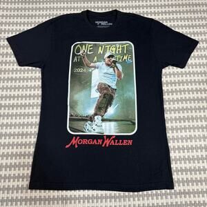 Morgan Wallen One Night At A Time 2024 World Tour Concert T-Shirt Size Medium